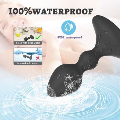 Wearable Silicone Anal Plug | APP & Remote Control | Unisex G-spot