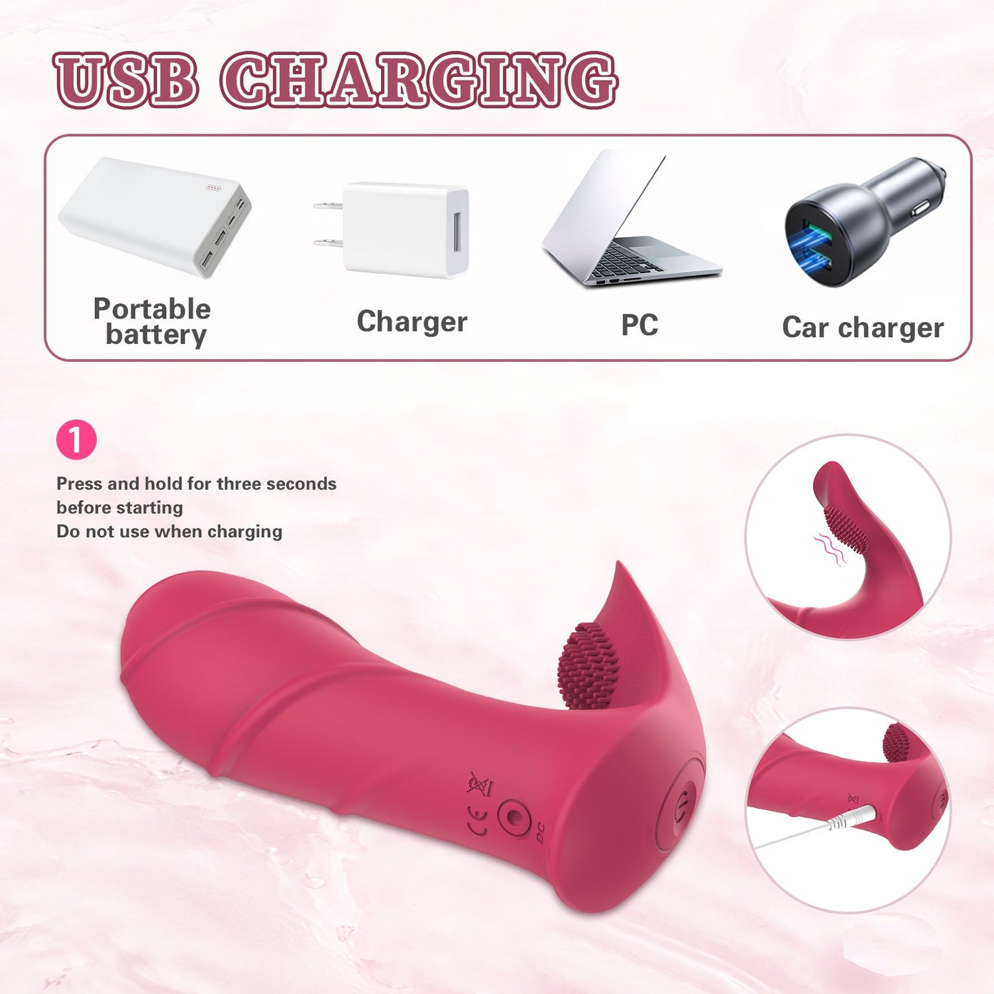 High-Frequency Wearable Vibrator | APP & Remote Control | Dual Stimulation