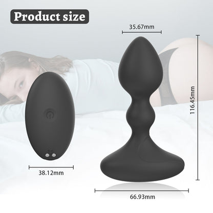 Wearable Silicone Anal Plug | APP & Remote Control | Unisex G-spot